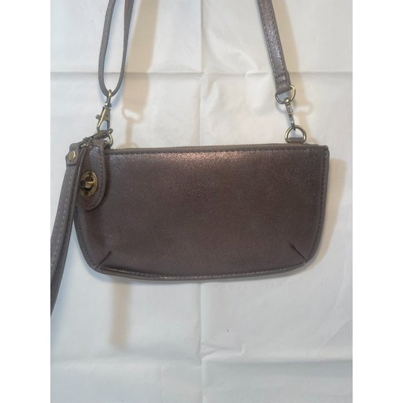 Joy Susan Bags Joy Susan Vegan Leather Mini Crossbodywristlet